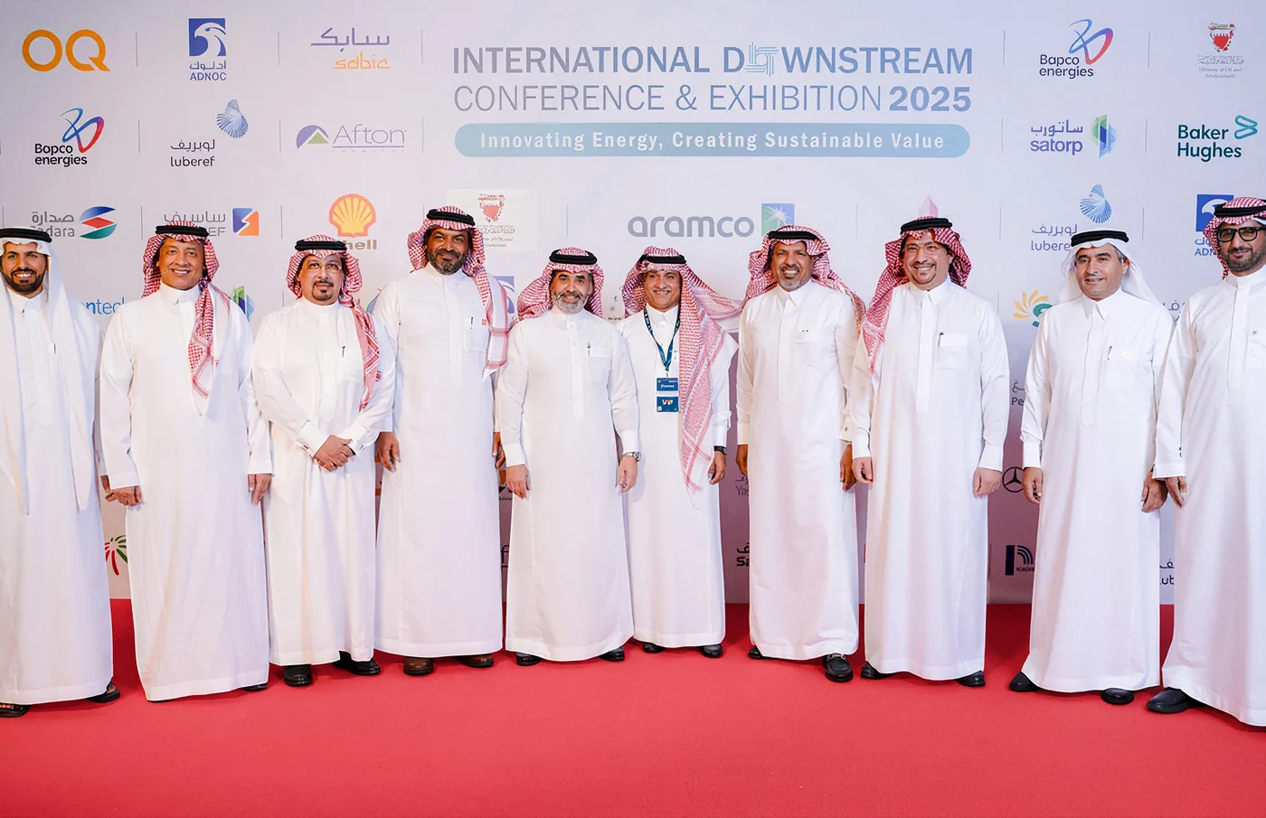 Group photo on the red carpet